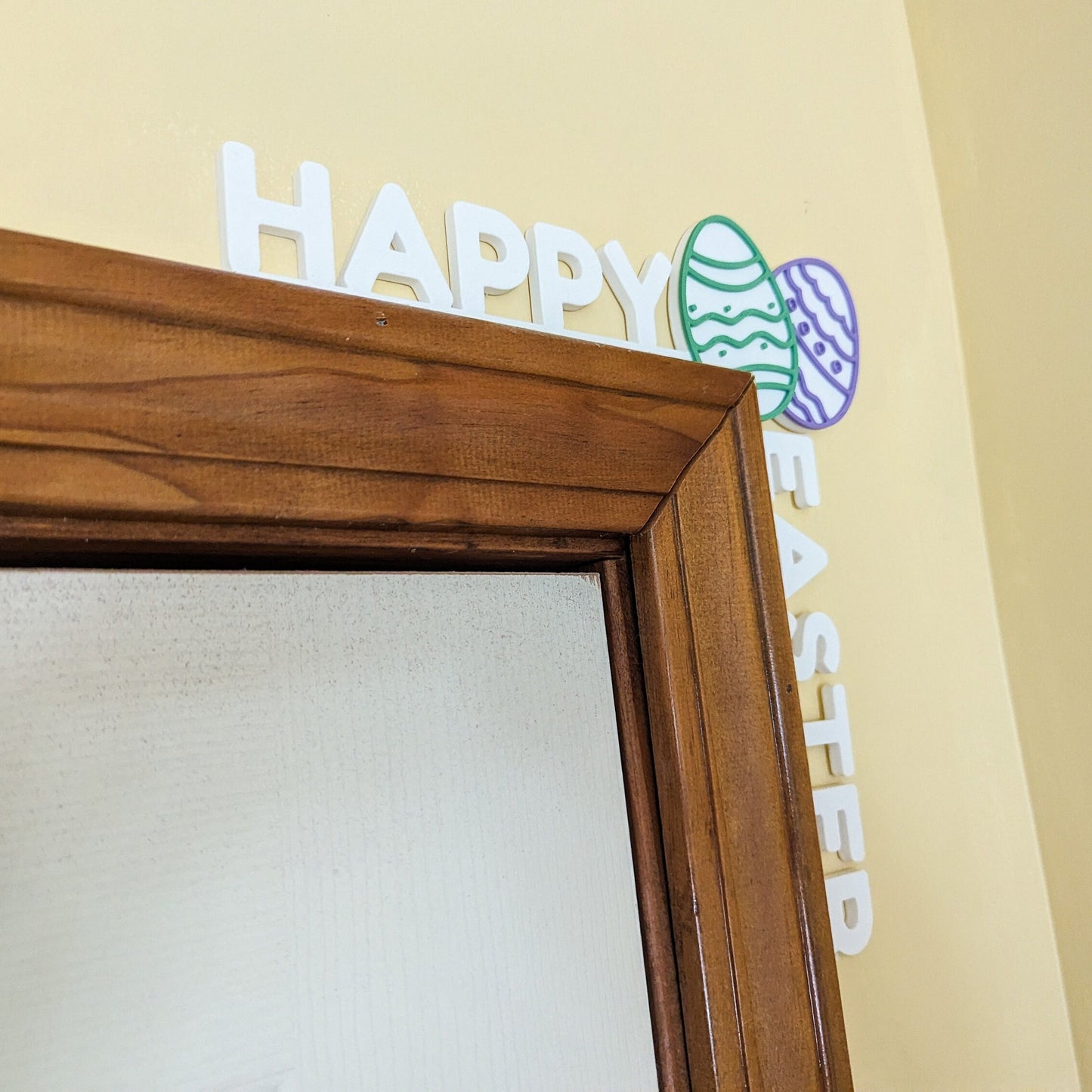 Easter Door Corner Decor - 3D Printed Easter Themed Door Trimmings