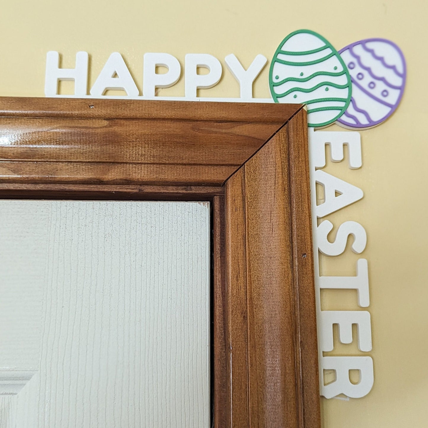 Easter Door Corner Decor - 3D Printed Easter Themed Door Trimmings