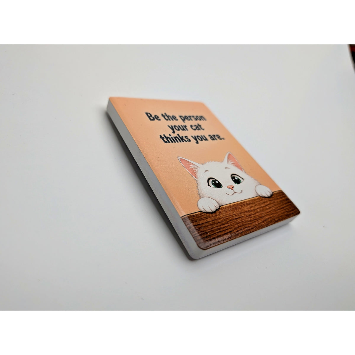 Cat Mood Ceramic Fridge Magnet - Be / Don't Be The Person Your Cat Thinks You Are