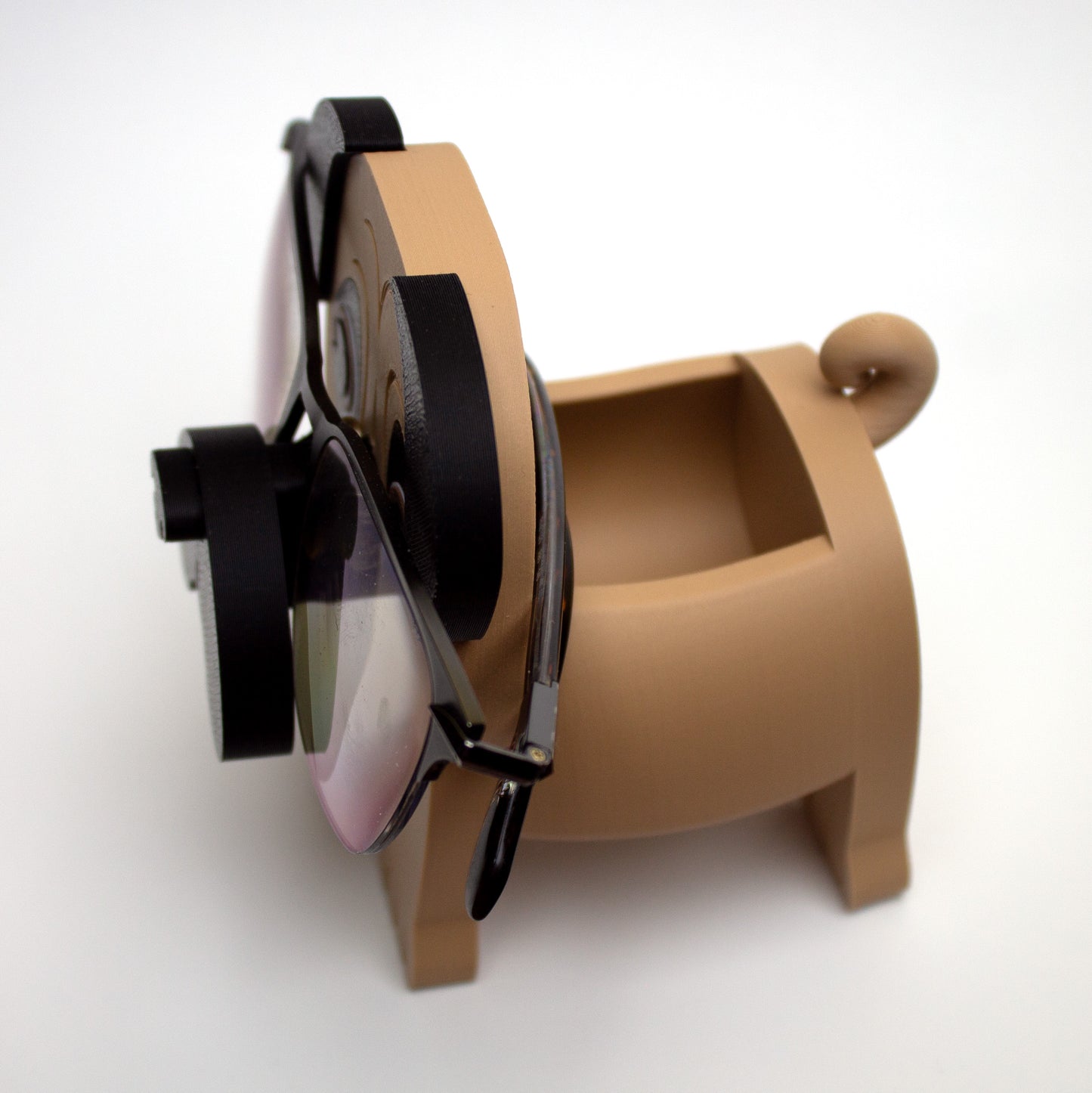 Pug Eyeglass Holder – Adorable and Practical Desk Accessory for Home, Office, or Nightstand Organization