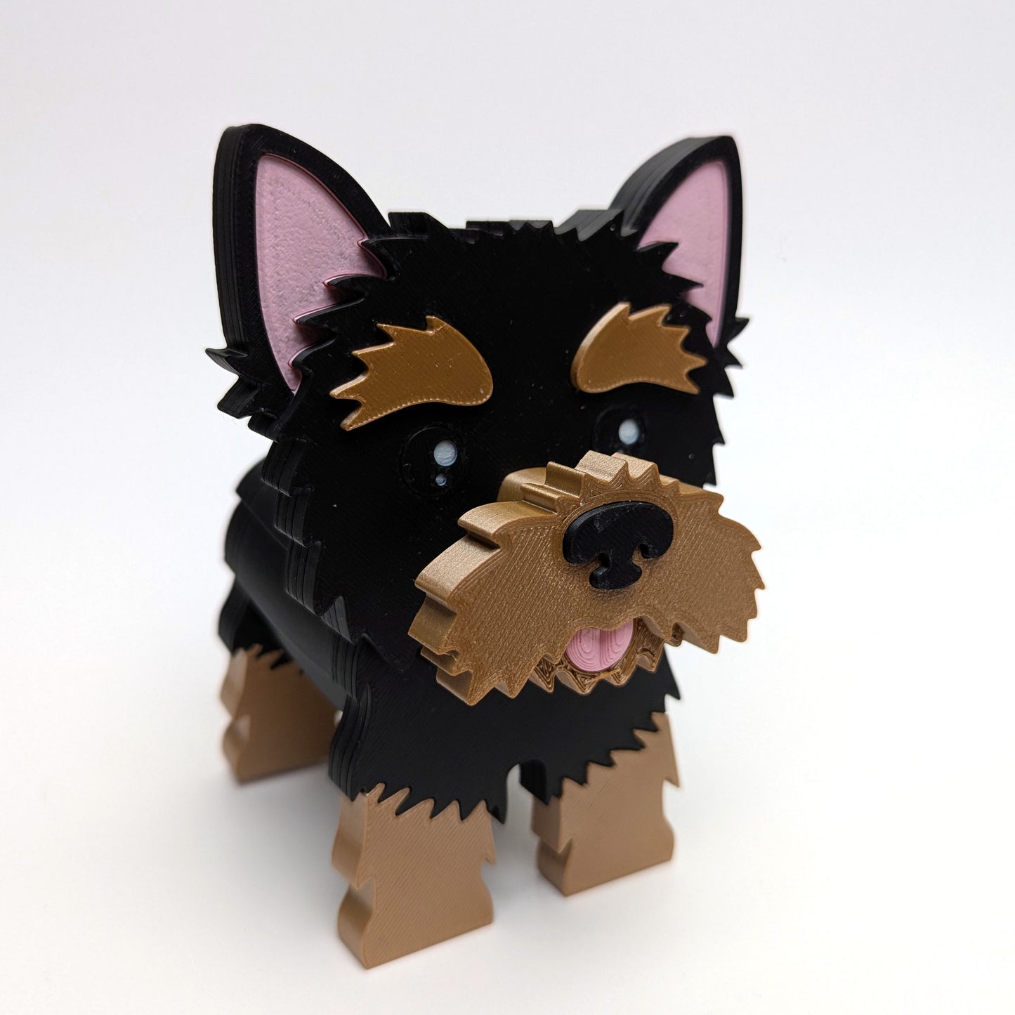 Yorkie Eyeglasses Holder Stand – Cute Yorkshire Terrier Eyewear Organizer for Desk or Nightstand