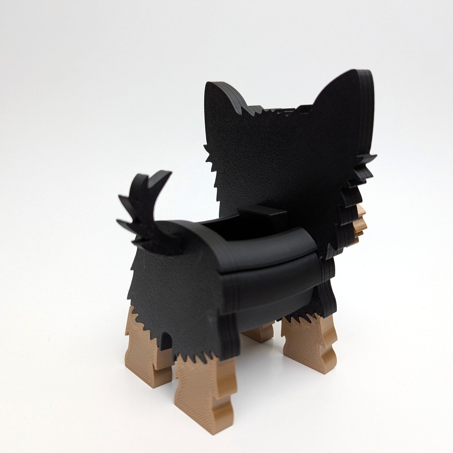 Yorkie Eyeglasses Holder Stand – Cute Yorkshire Terrier Eyewear Organizer for Desk or Nightstand