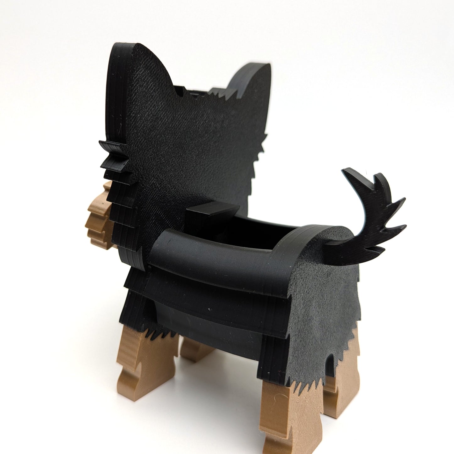 Yorkie Eyeglasses Holder Stand – Cute Yorkshire Terrier Eyewear Organizer for Desk or Nightstand