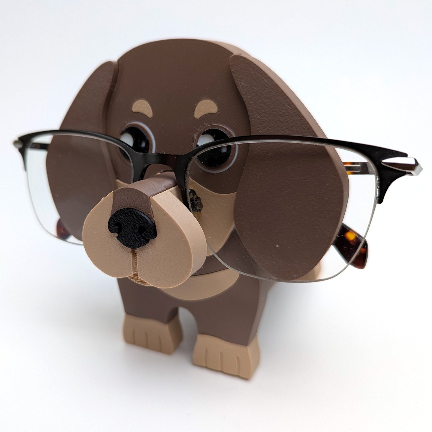 Dachshund Eyeglasses Holder Stand – Cute Dachshund Eyewear Organizer for Desk or Nightstand