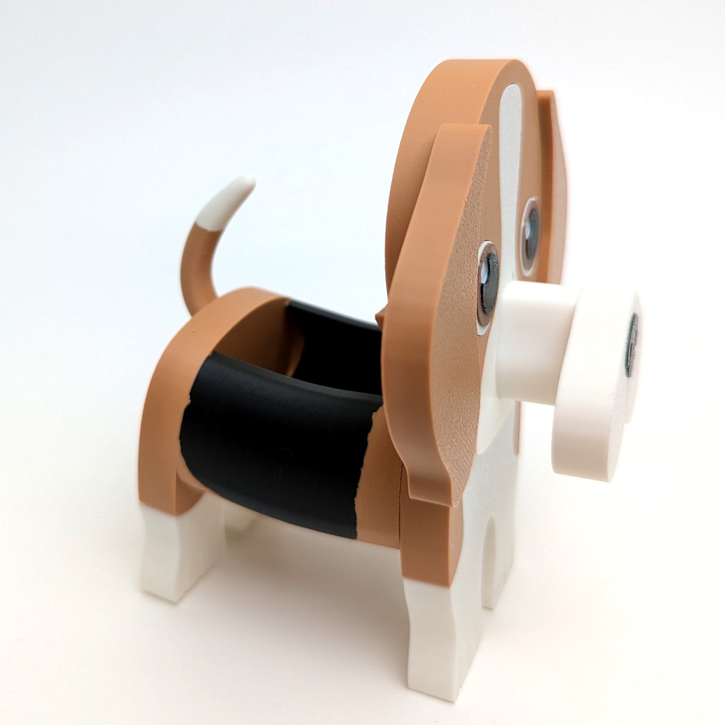 RedFive Beagle Eyeglasses Holder Stand – Cute Beagle Eyewear Organizer for Desk, Nightstand, Office, or Bedroom – Funny Dog Glasses Stand for Adults & Kids