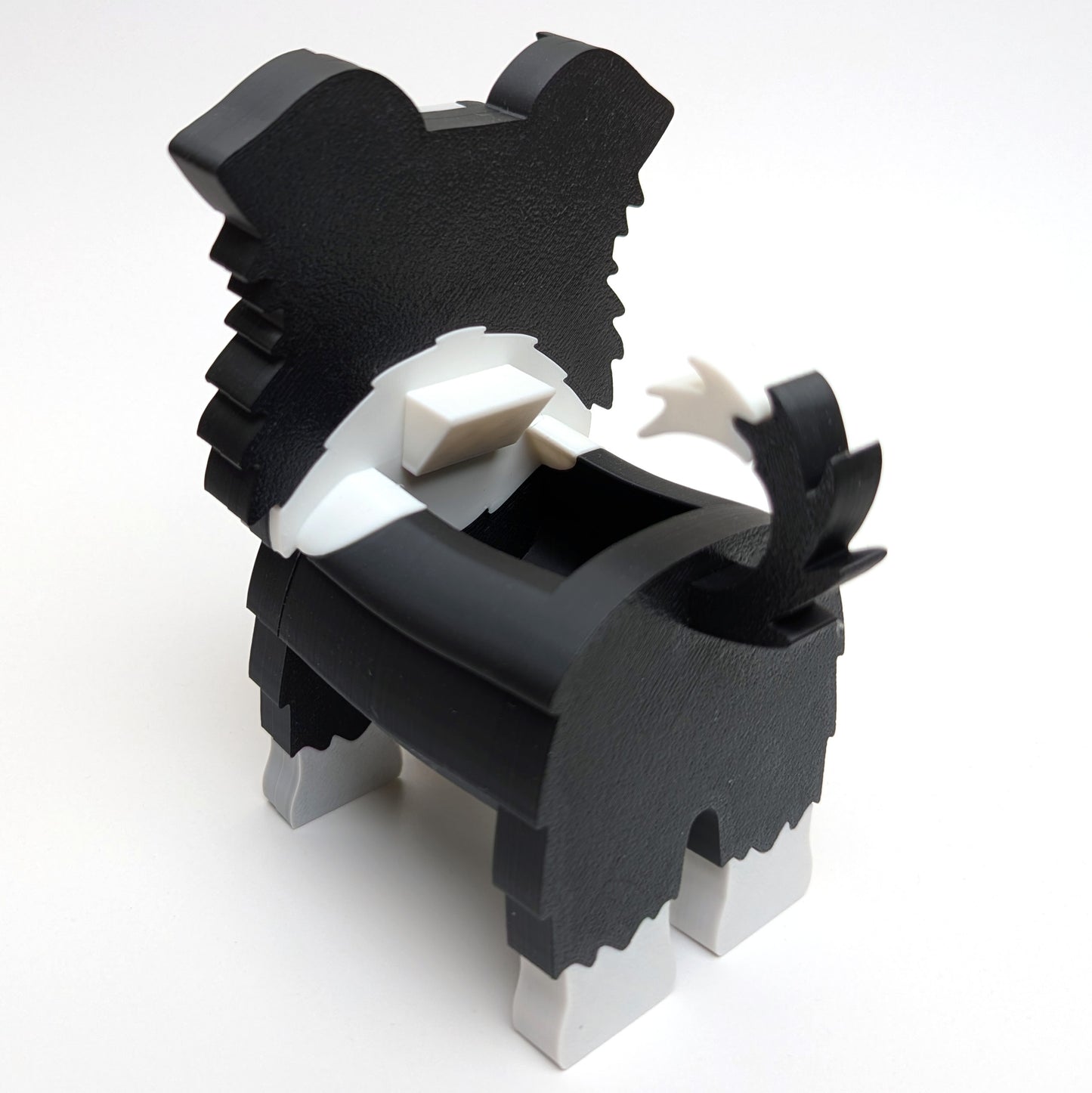 Border Collie Eyeglasses Holder Stand – Cute Border Collie Eyewear Organizer for Desk or Nightstand