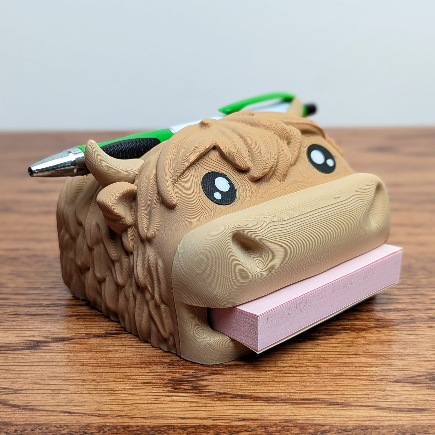 Highland Cow Desk Organizer