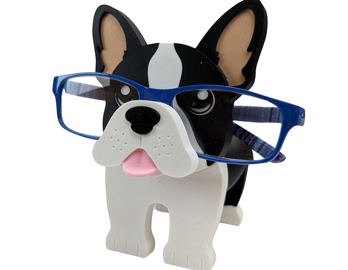 Boston Terrier Eyeglass Holder Stand | Made in Michigan | Dog Lover Gift - RedFive Labs