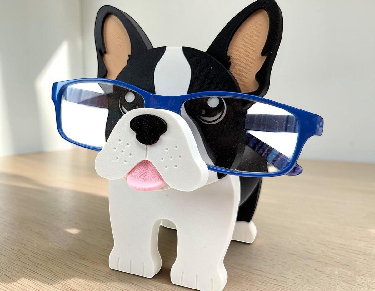 Boston Terrier Eyeglass Holder Stand | Made in Michigan | Dog Lover Gift - RedFive Labs