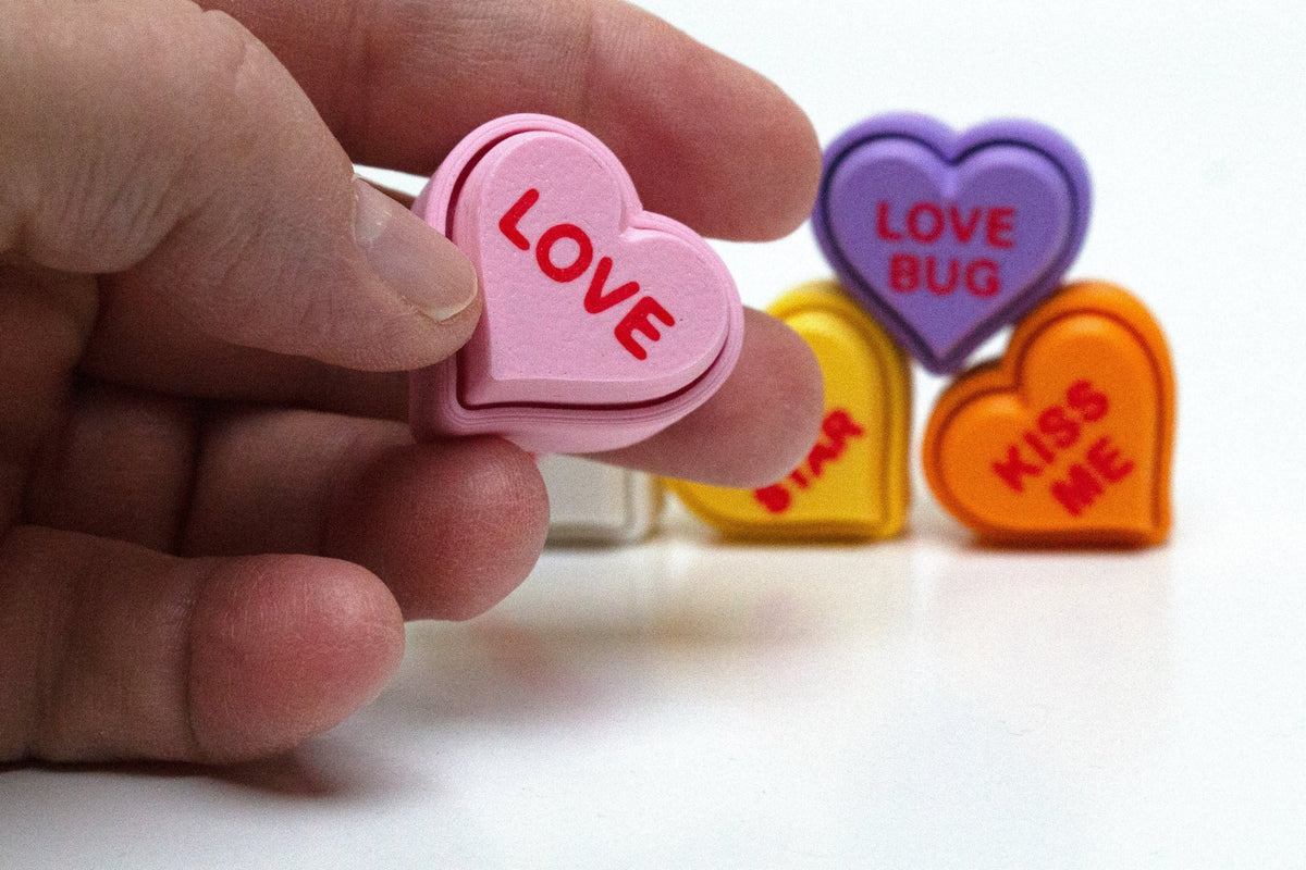 Candy Hearts Fidget Clicker - RedFive Labs