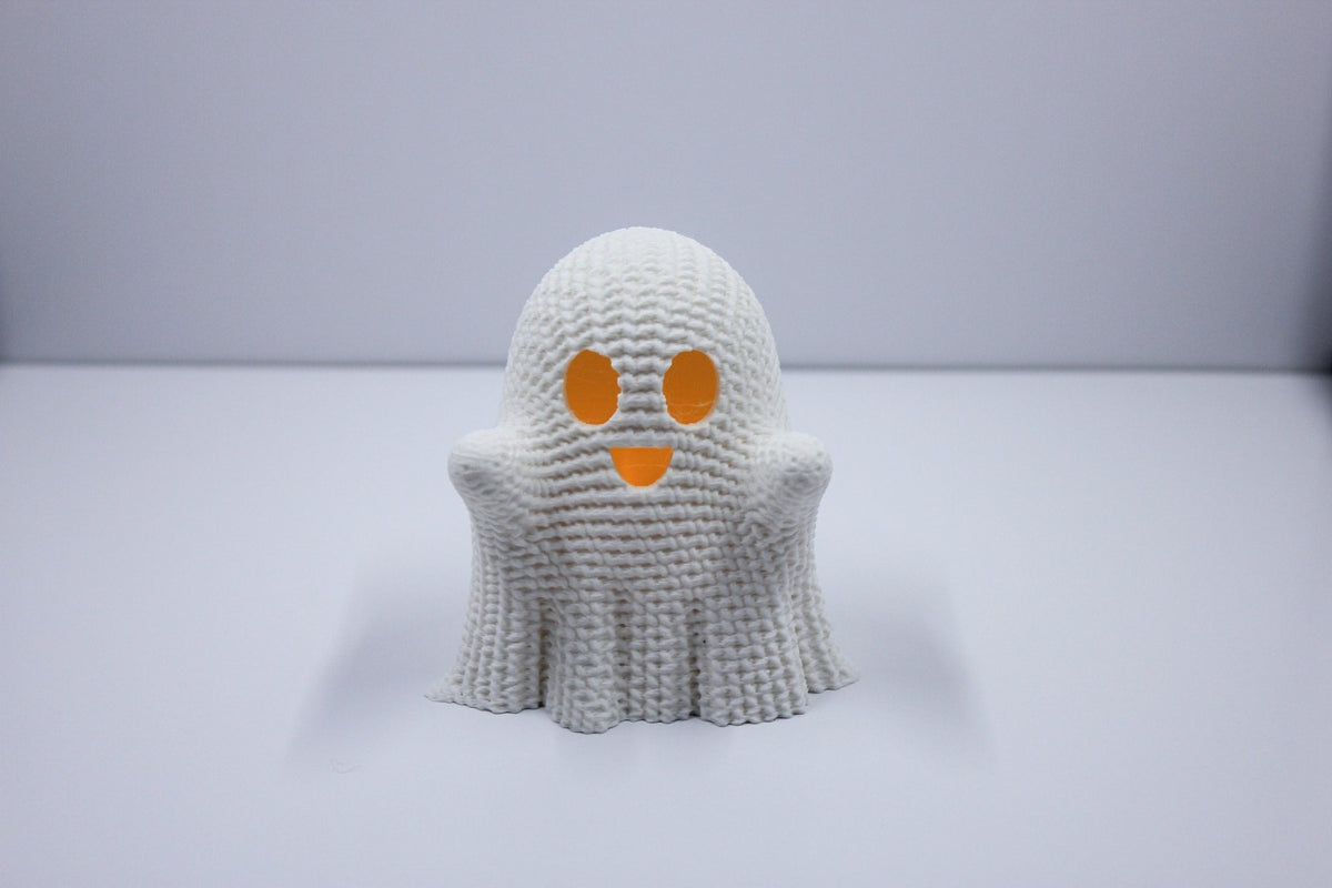 Crocheted Ghost Tea Light - RedFive Labs