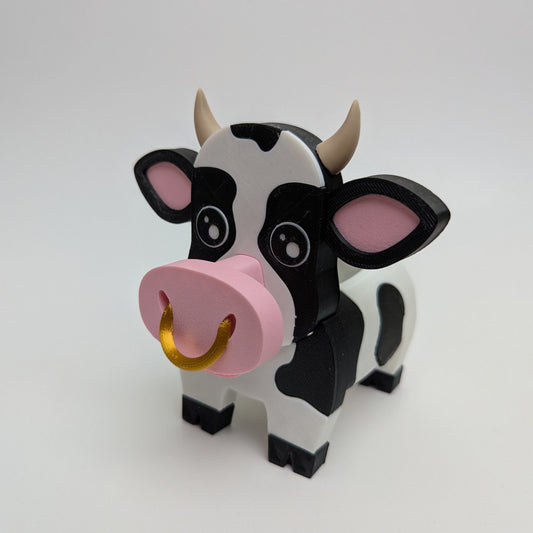 Decorative Cow Shaped Storage Container - RedFive Labs