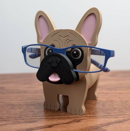 French Bulldog Eyeglass Holder | Cute Frenchie Glasses Stand - RedFive Labs