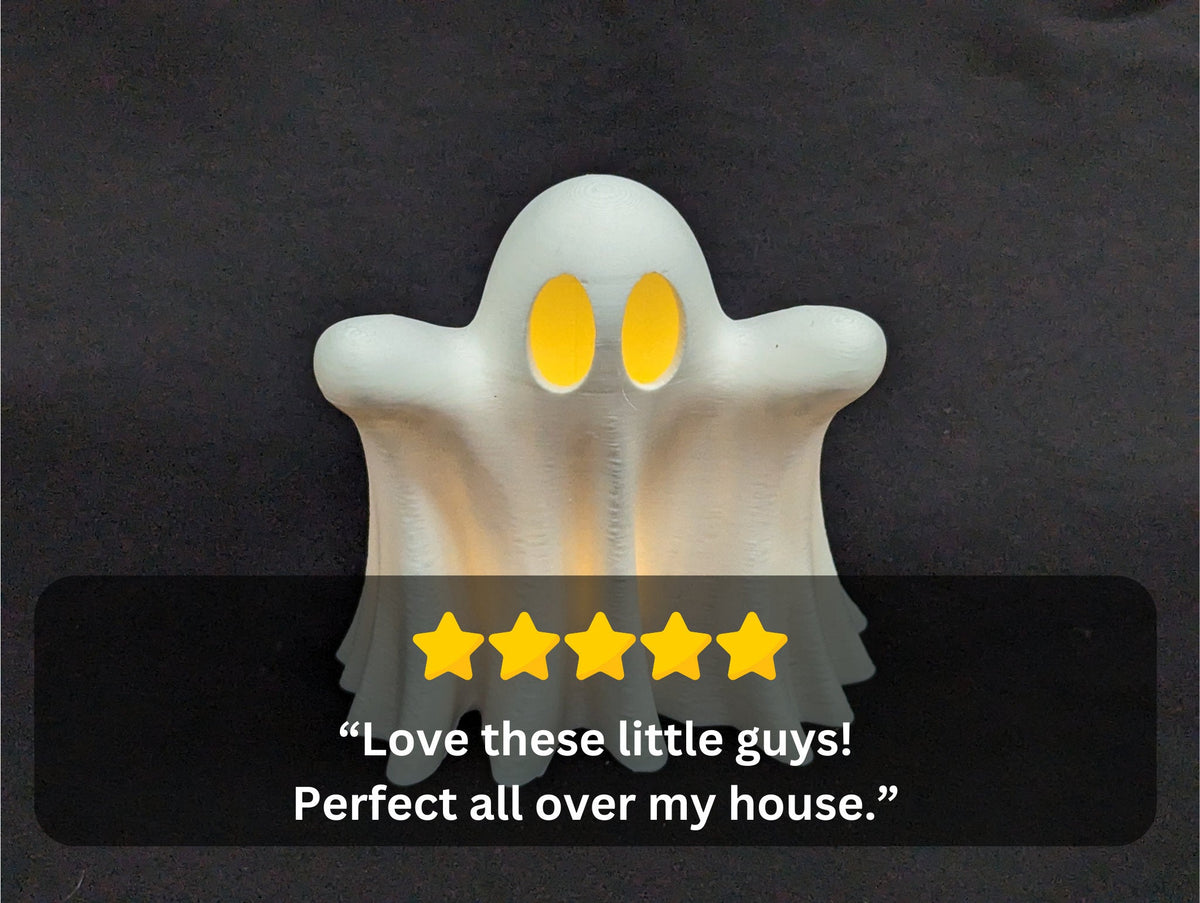 Ghost Tea Light Decoration - RedFive Labs