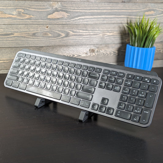 Computer Keyboard Display Stand - Durable 3D Printed, Fits Most Keyboards, Home Office Essential