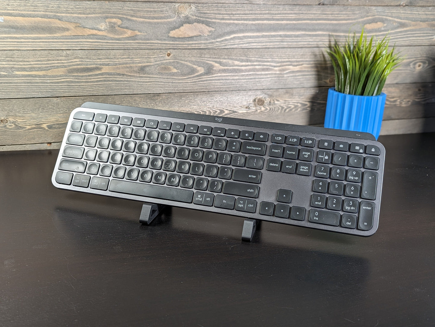 Computer Keyboard Display Stand - Durable 3D Printed, Fits Most Keyboards, Home Office Essential