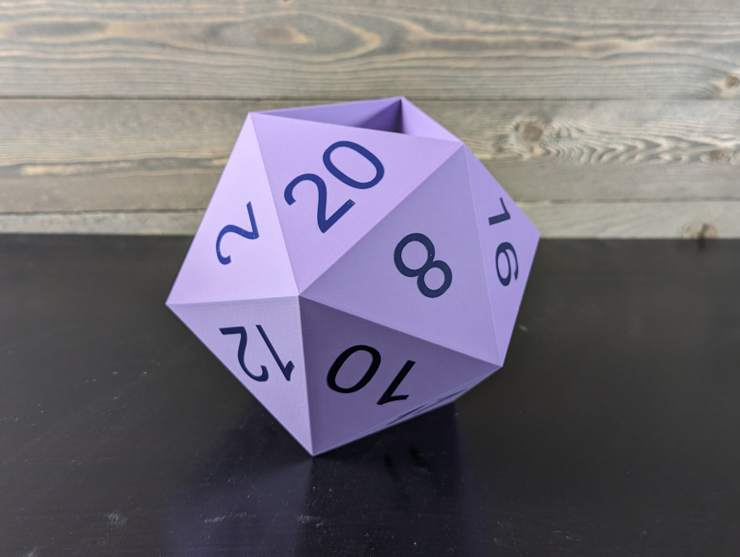 20-Sided Dice Planter for Succulents - Unique RPG Gift Home Decor