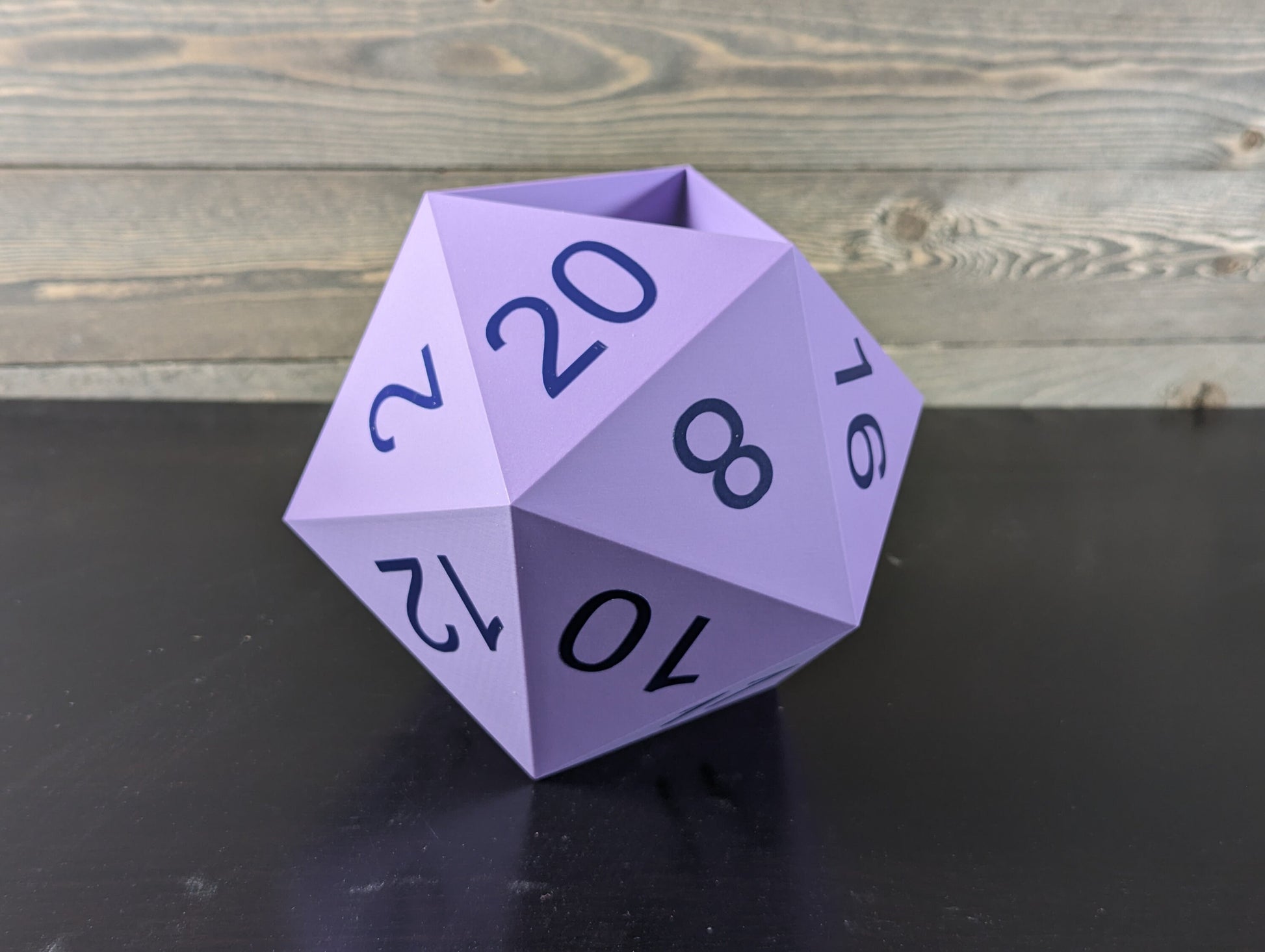 20-Sided Dice Planter for Succulents - Unique RPG Gift Home Decor
