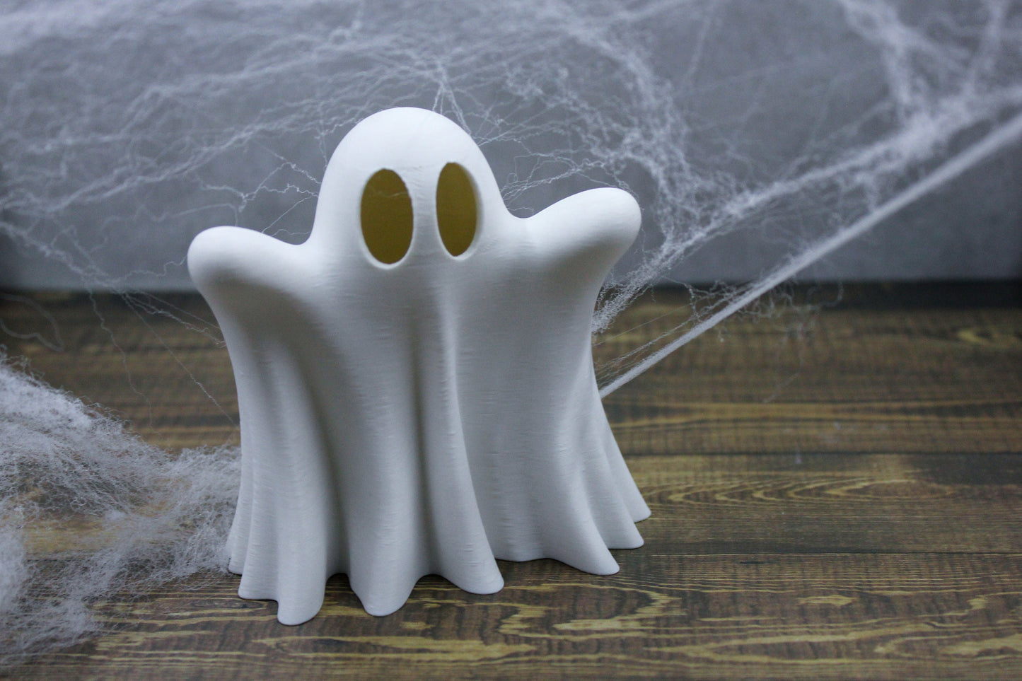 Cute Ghost with Tea Light - Halloween Decoration with LED tea light - 3D Printed