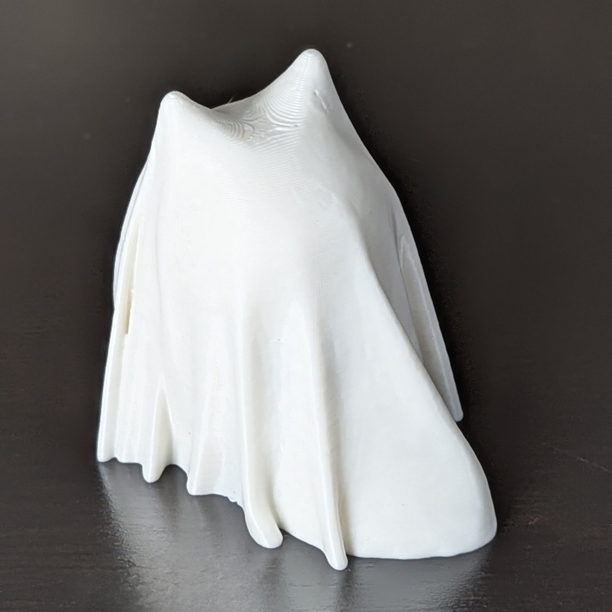 Glowing Cat Ghost LED Light-Up Decor - Spooky Halloween Party Accent